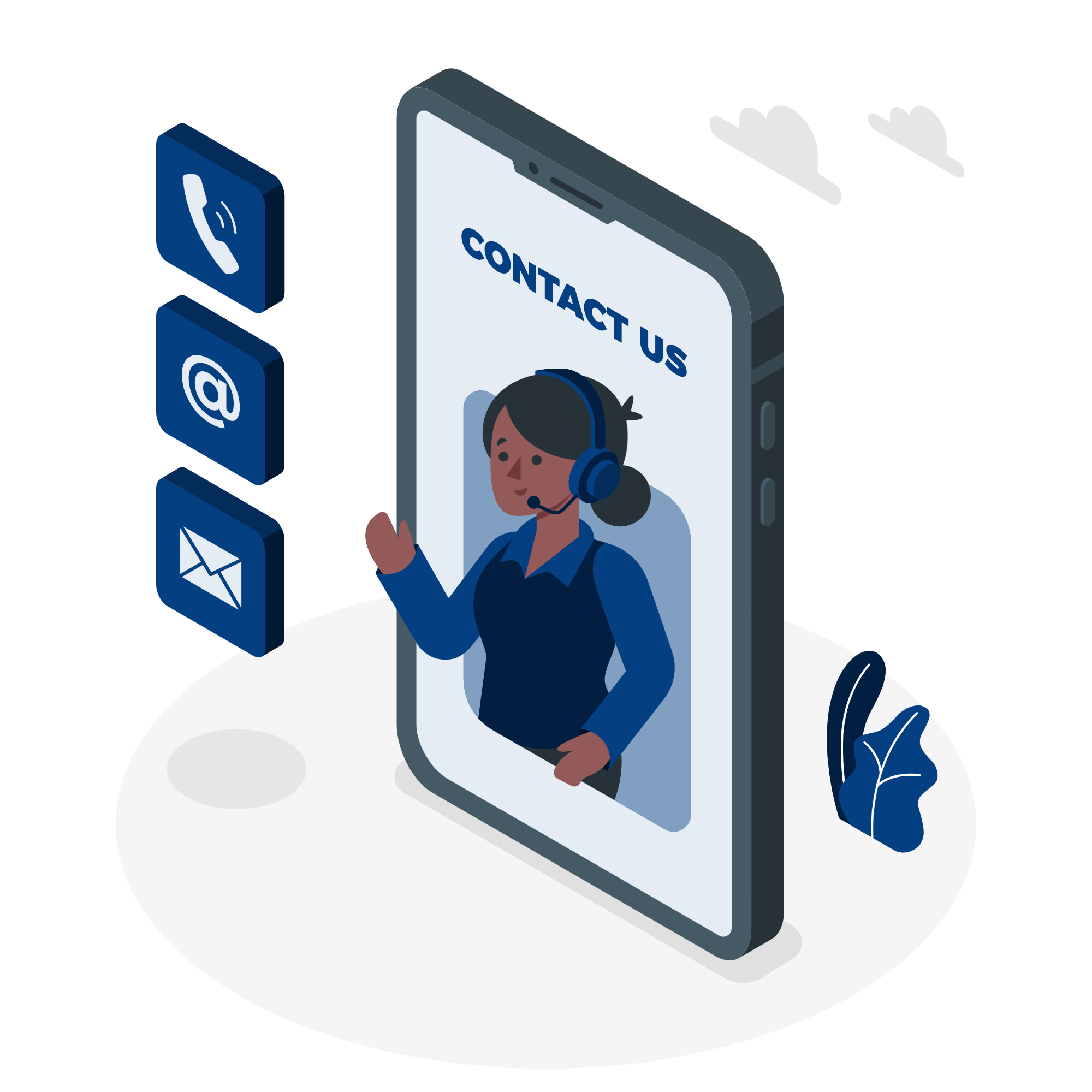 Contact Us Illustration